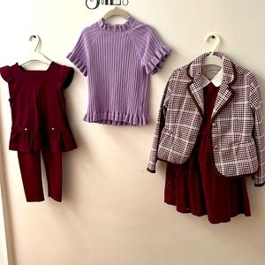 Janie and Jack five piece set 4T